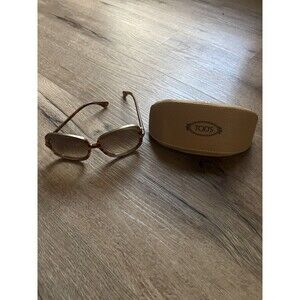 TOD\'S brown gold eyeglasses oversized cut out 2-1.5 ITALY TO138 52-17 140 N22 Tod main image 2